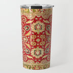 Isphahan Antique Central Persian Rug Print Travel Mug Gallery Image 1