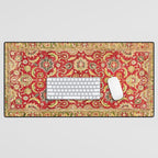 Isphahan Antique Central Persian Rug Print Desk Mat Gallery Image 1