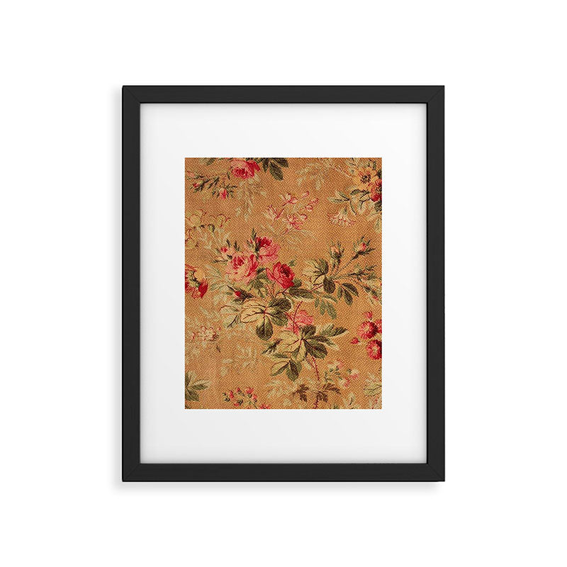 Vintage Floral Pattern Framed Art Print Gallery Image 6