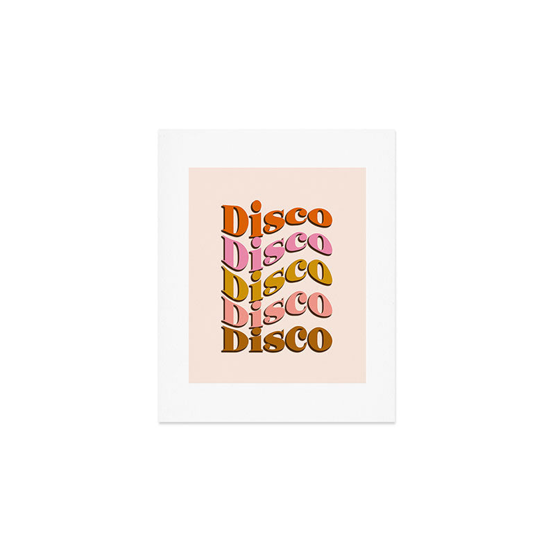 Groovy Disco Disco Art Print Gallery Image 1