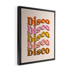 Groovy Disco Disco Framed Canvas Print Gallery Image 2