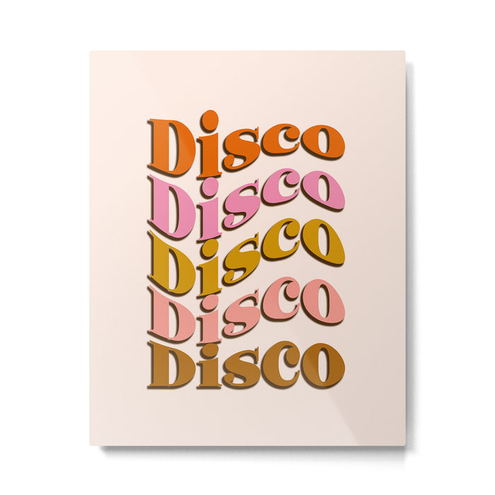 Groovy Disco Disco Metal Print Gallery Image 1