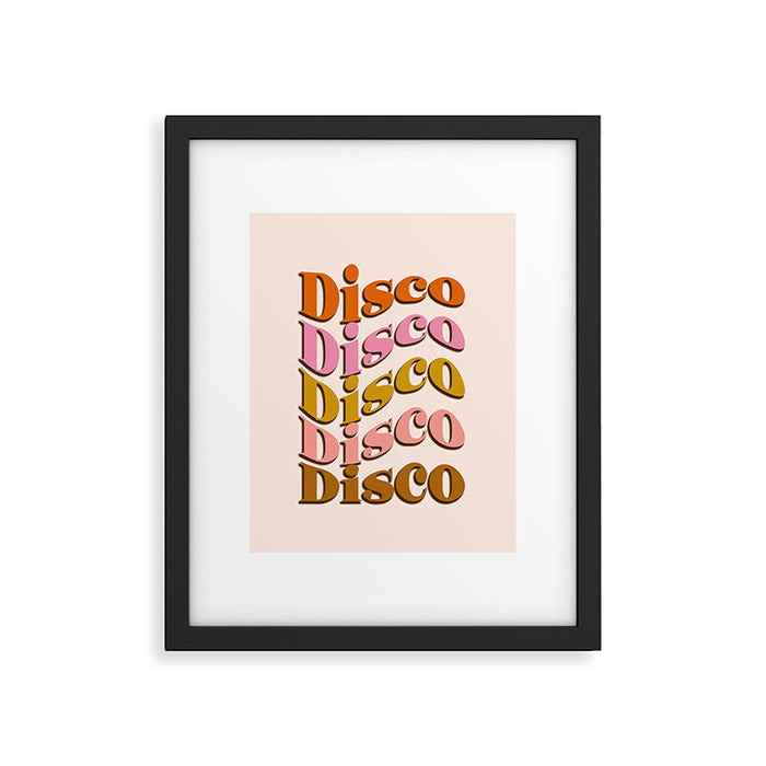 Groovy Disco Disco Framed Art Print Gallery Image 1