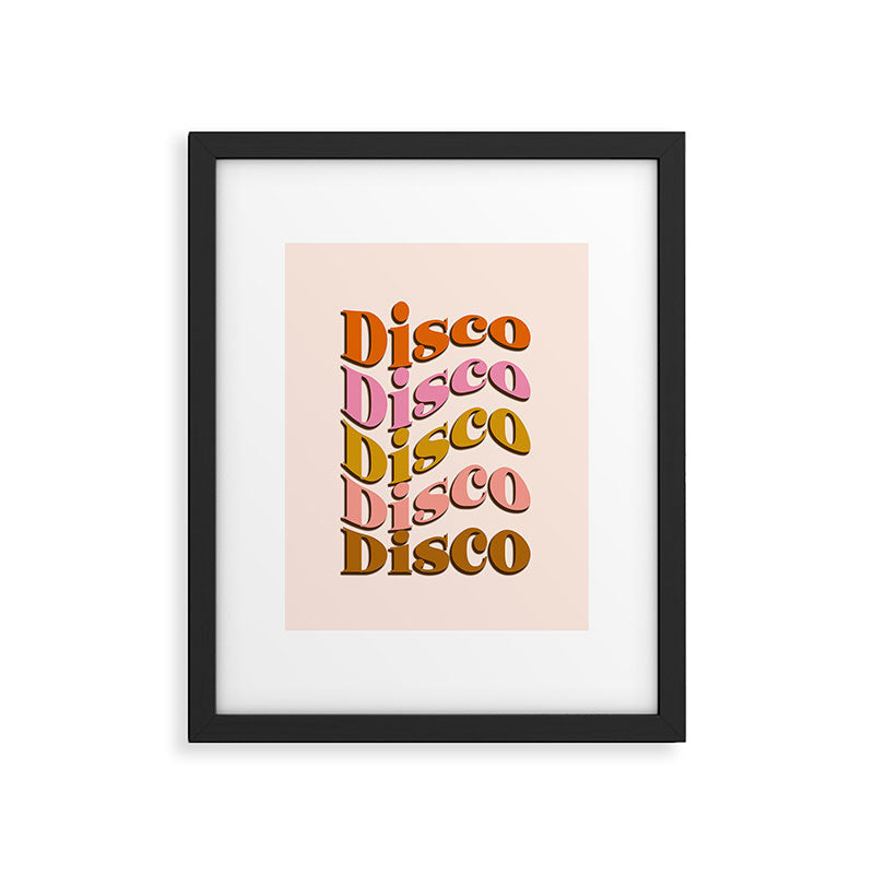 Groovy Disco Disco Framed Art Print Gallery Image 5