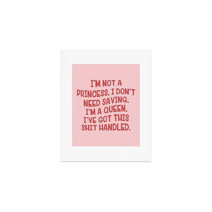 I've Got This Shit Handled, Funny,  Saying Art Print Gallery Image 1