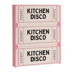 Kitchen Disco Ticket, Retro Pink Home Decor Canvas Print Gallery Image 6