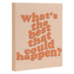 What's The Best That Could Happen Canvas Print Gallery Image 3