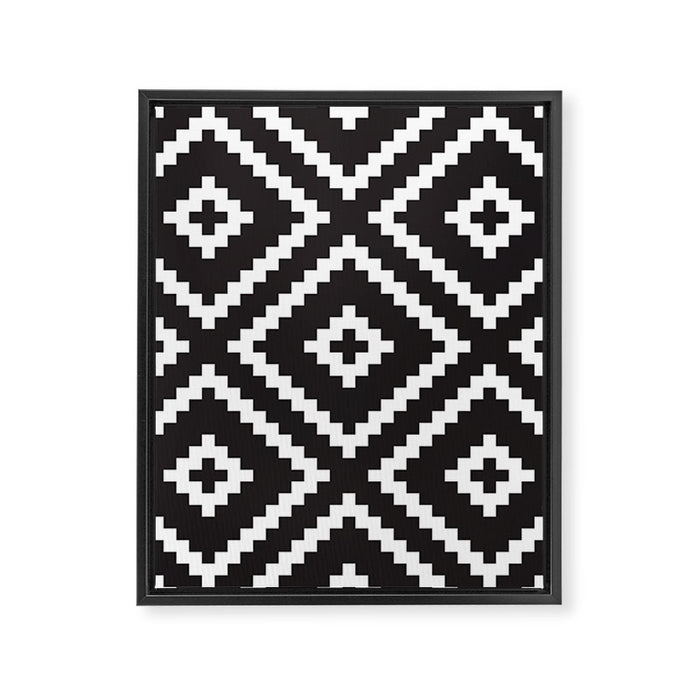 IKEA Lappljung Ruta Inverse  Framed Canvas Print Gallery Image 1