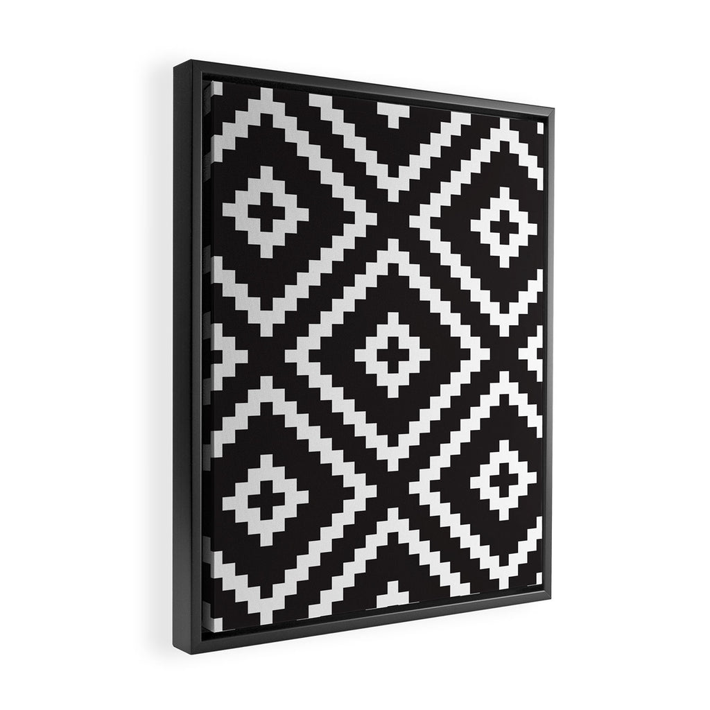 IKEA Lappljung Ruta Inverse  Framed Canvas Print Gallery Image 2