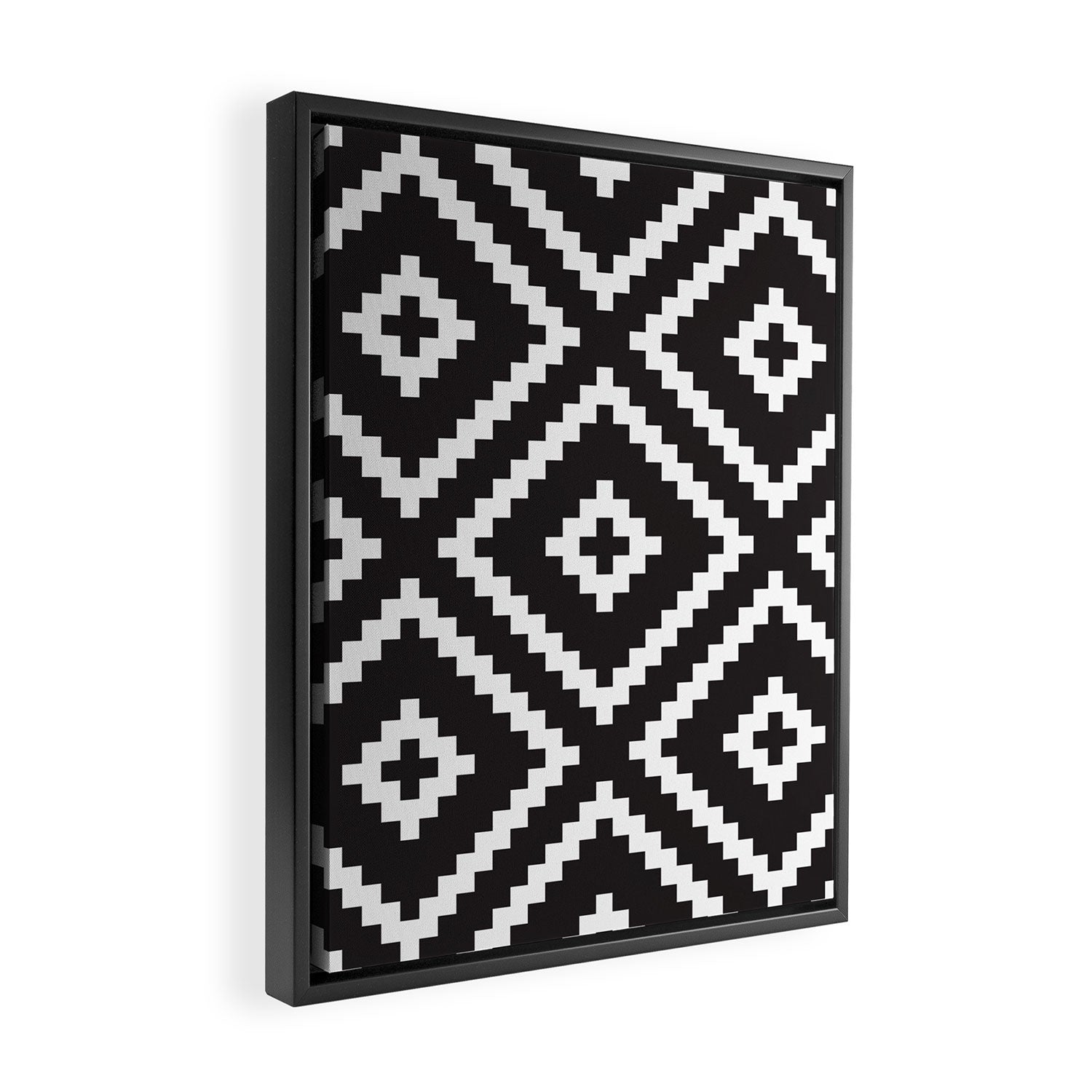 IKEA Lappljung Ruta Inverse  Framed Canvas Print Gallery Image 2