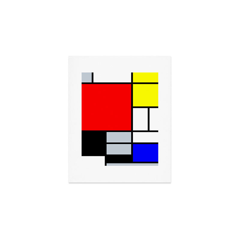 Mondrian Art Print Gallery Image 1