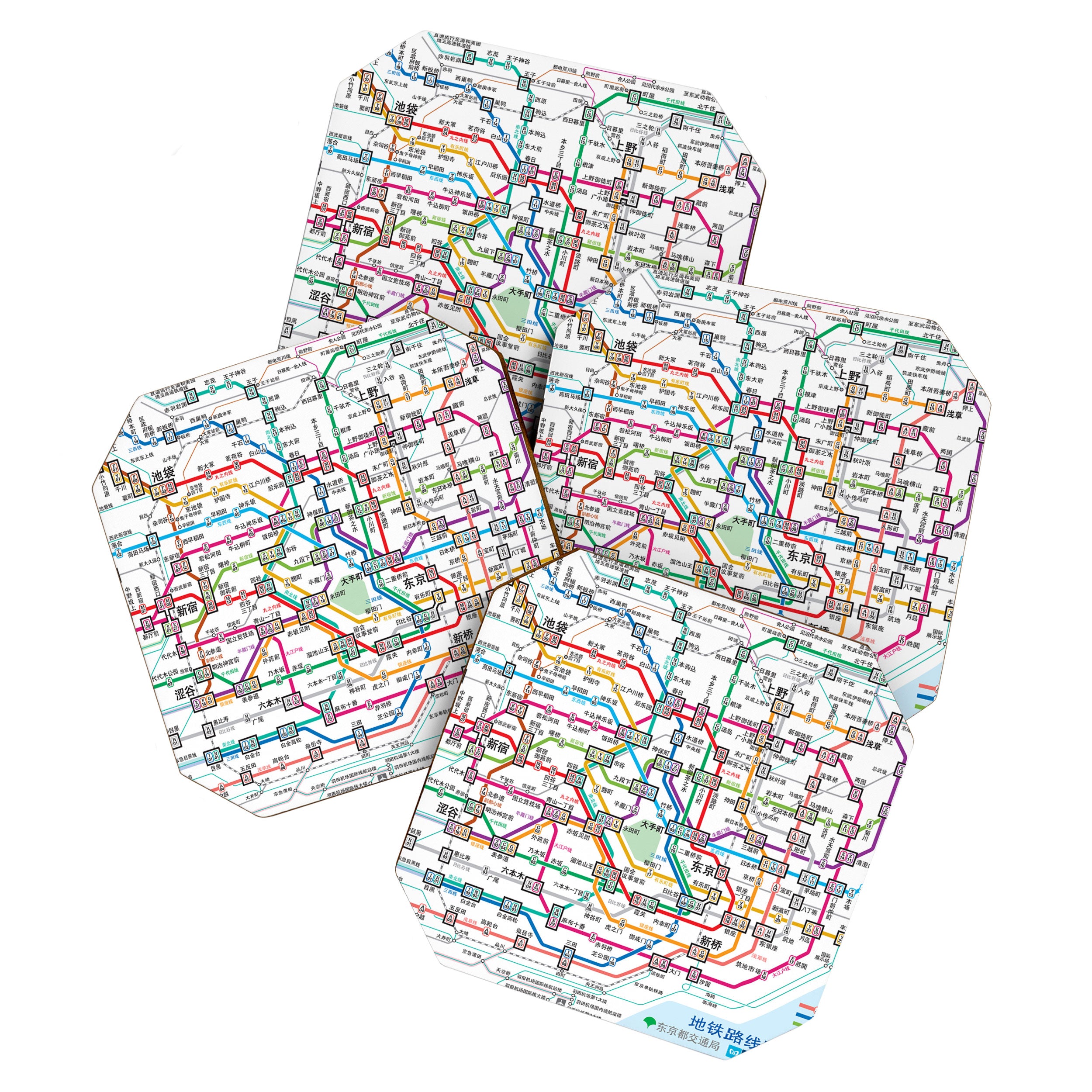 Tokyo Subway Map Coaster Gallery Image 1