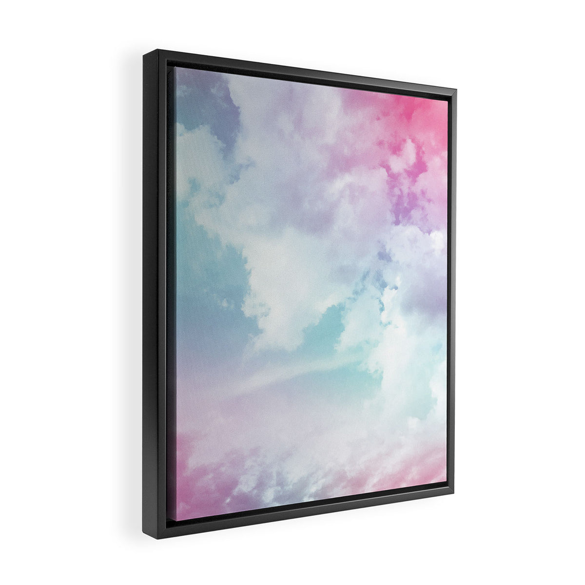Cotton Candy Sky Framed Canvas Print Gallery Image 2