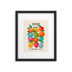 2025 BRIGHT FRUIT MARKET CALENDAR Framed Art Print Gallery Image 5
