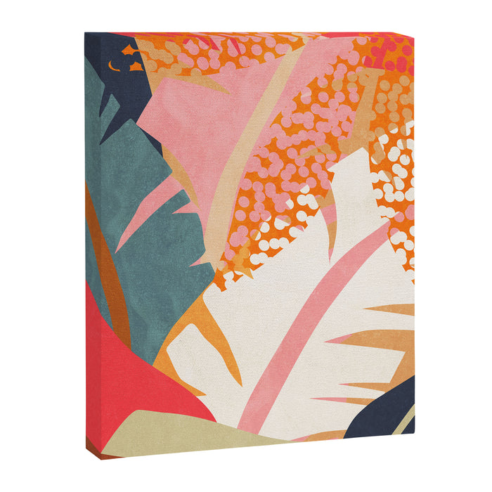 Abstract Boho Tropical Foliage 1 Canvas Print Gallery Image 1