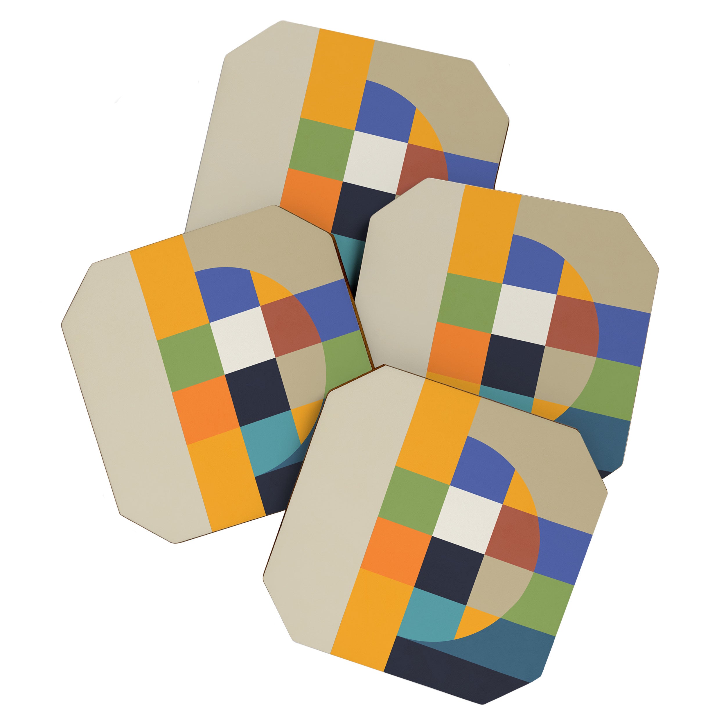 Bauhaus Abstract Eclipse Coaster Gallery Image 1