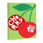 Big fruit Cherry duo with fun pun 'Cherry Nice'  Canvas Print Gallery Image 6