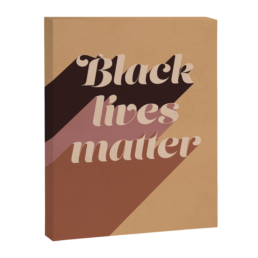 Black Lives Matter #typography Canvas Print Gallery Image 6