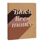 Black Lives Matter #typography Canvas Print Gallery Image 6