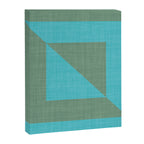 bold minimal greek geometry Green Blue Canvas Print Gallery Image 8