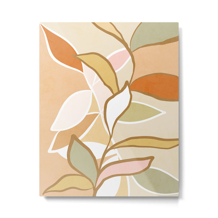 Closer to Nature Nº2 - Earthy Pastels Metal Print Gallery Image 1