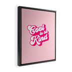 Cool to be Kind #positivevibes Framed Canvas Print Gallery Image 2