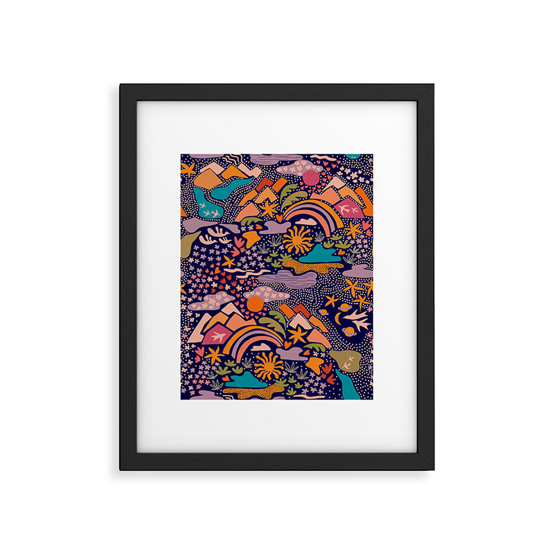 Ditsy Outdoor Adventures Framed Art Print Gallery Image 5