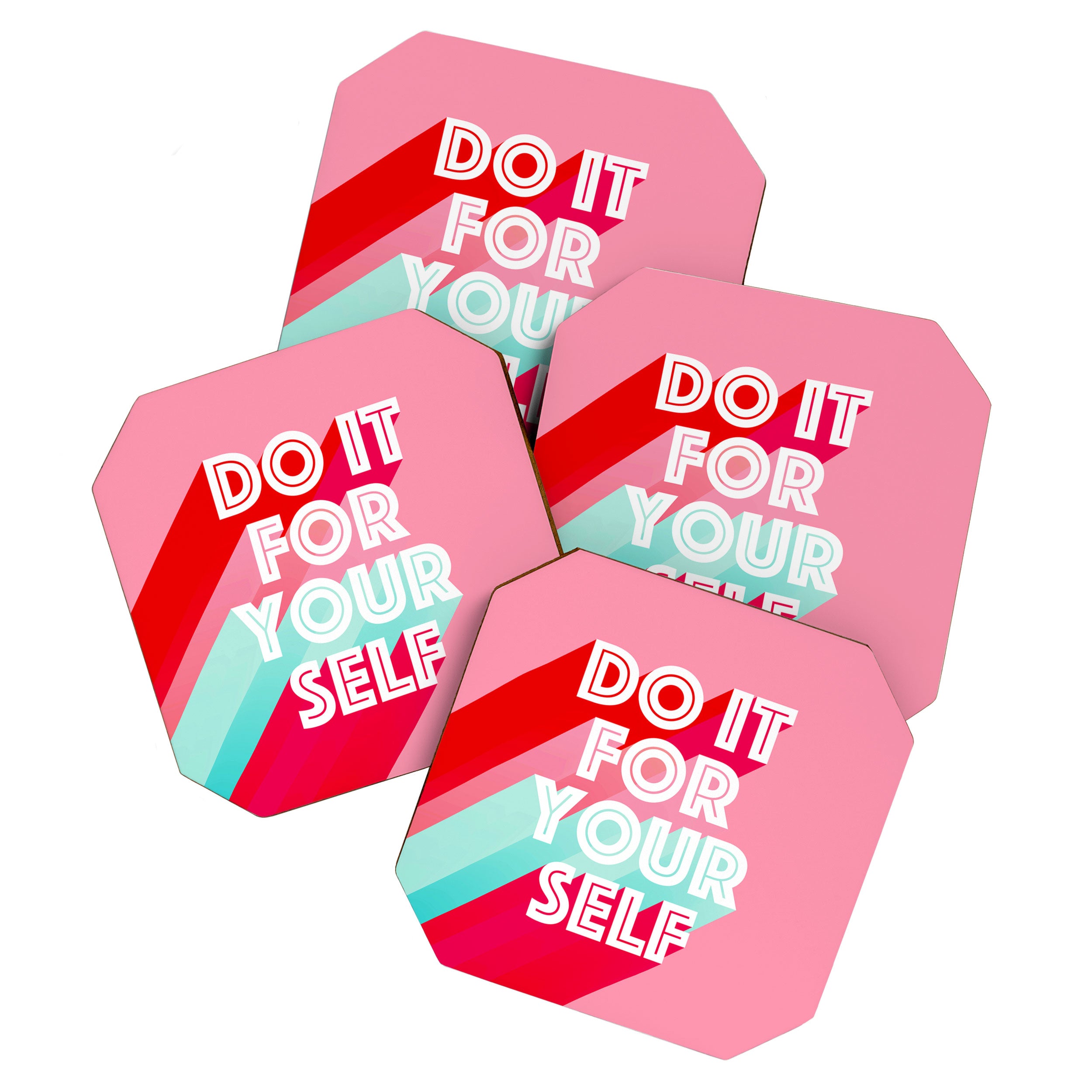 Do it for Yourself #motivational words Coaster Gallery Image 1