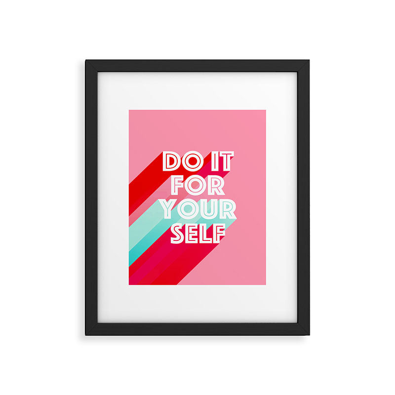 Do it for Yourself #motivational words Framed Art Print Gallery Image 6