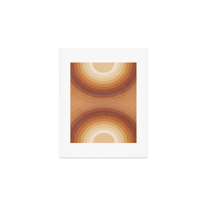 Double the Rainbow - Terracotta Art Print Gallery Image 1