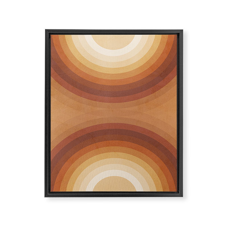 Double the Rainbow - Terracotta Framed Canvas Print Gallery Image 8