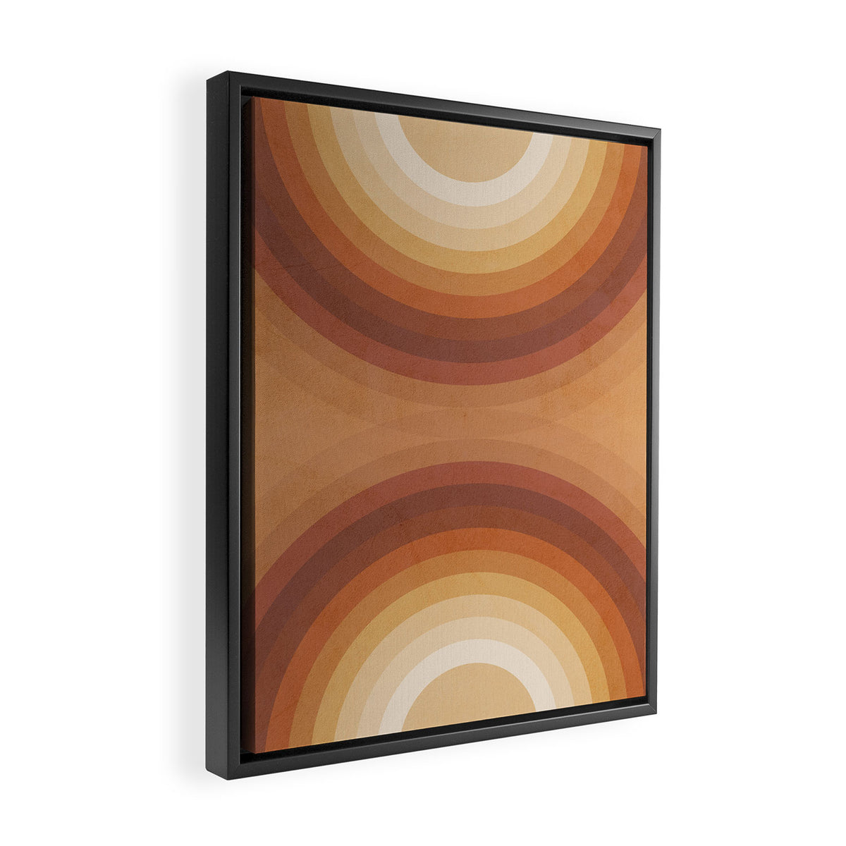 Double the Rainbow - Terracotta Framed Canvas Print Gallery Image 2
