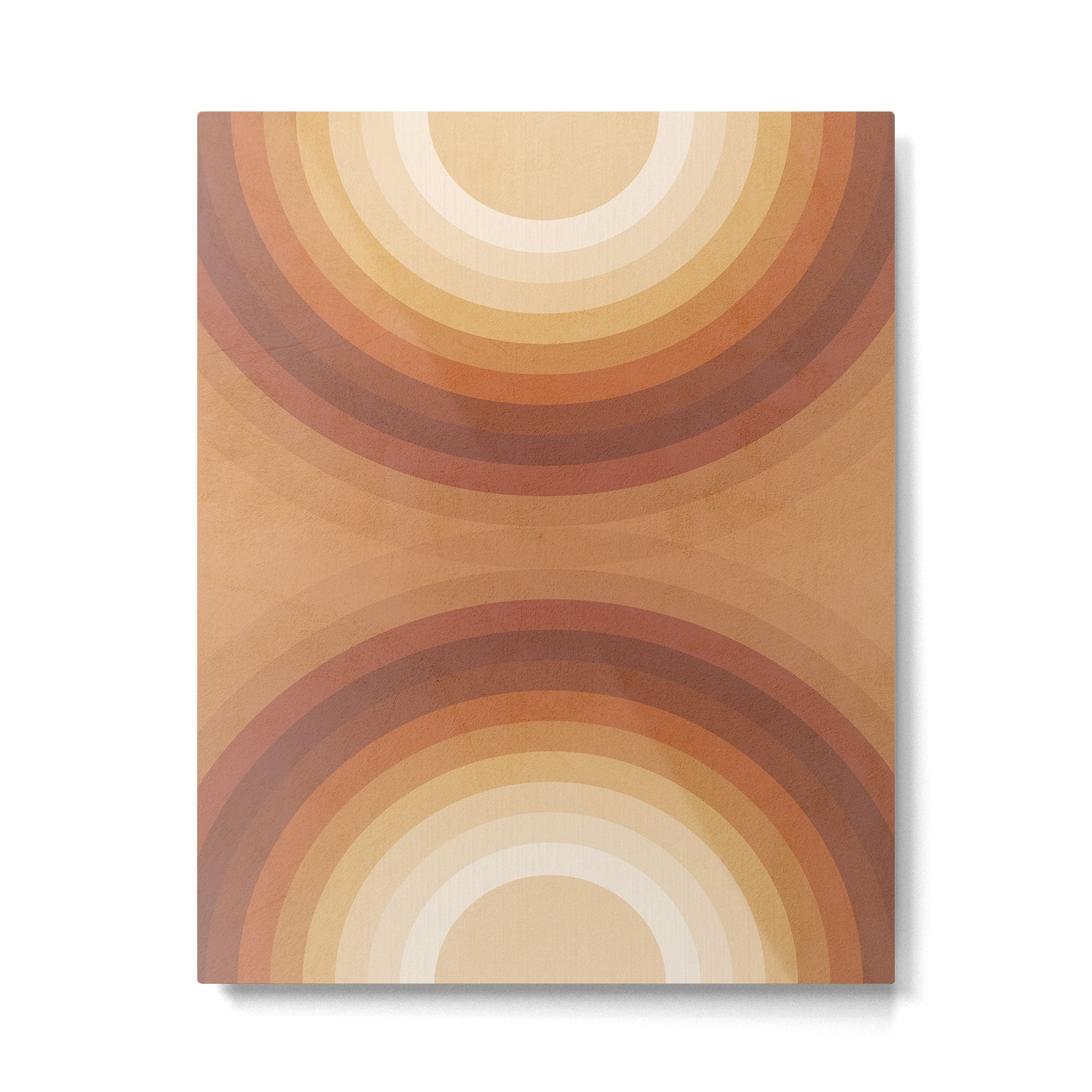 Double the Rainbow - Terracotta Metal Print Gallery Image 6