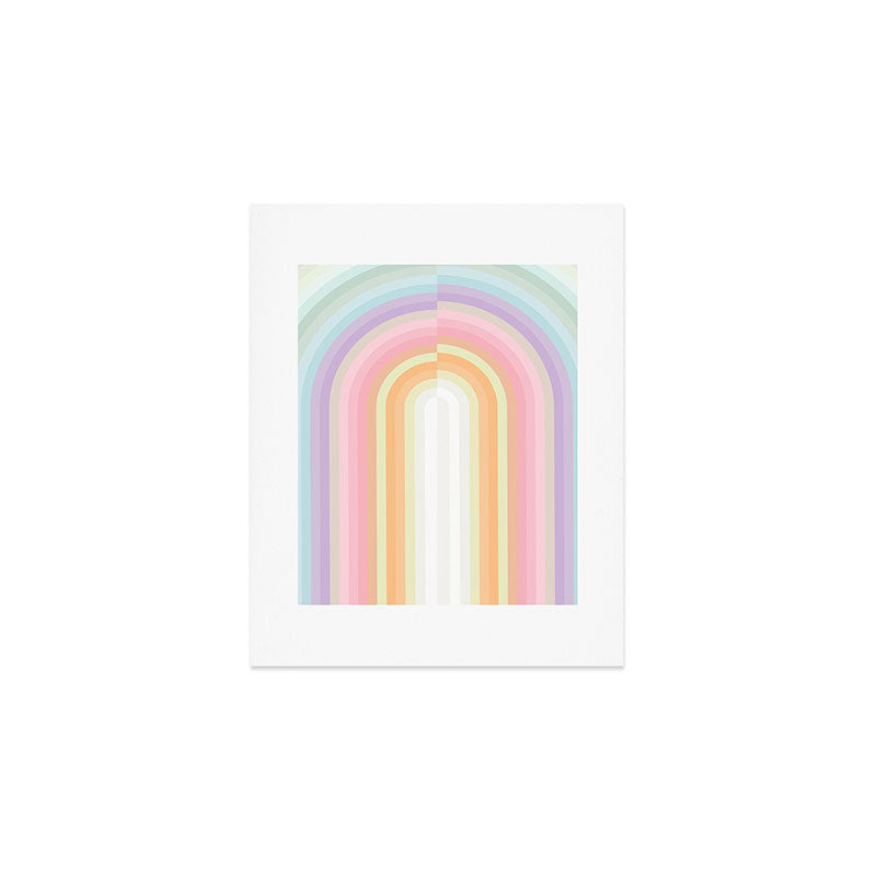 Dreamy Pastel Rainbow 1 Art Print Gallery Image 1