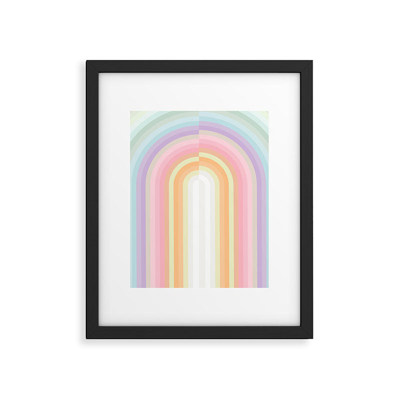 Dreamy Pastel Rainbow 1 Framed Art Print Gallery Image 5