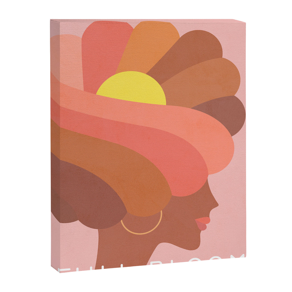 Full Bloom Girl Power Portrait Canvas Print Gallery Image 8