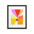 Girl Power - Rainbow Hair #girlpower Framed Art Print Gallery Image 6