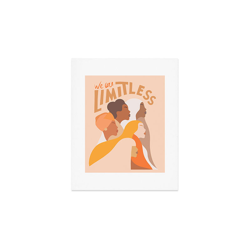 Girl Power - We are limitless  Art Print Gallery Image 1