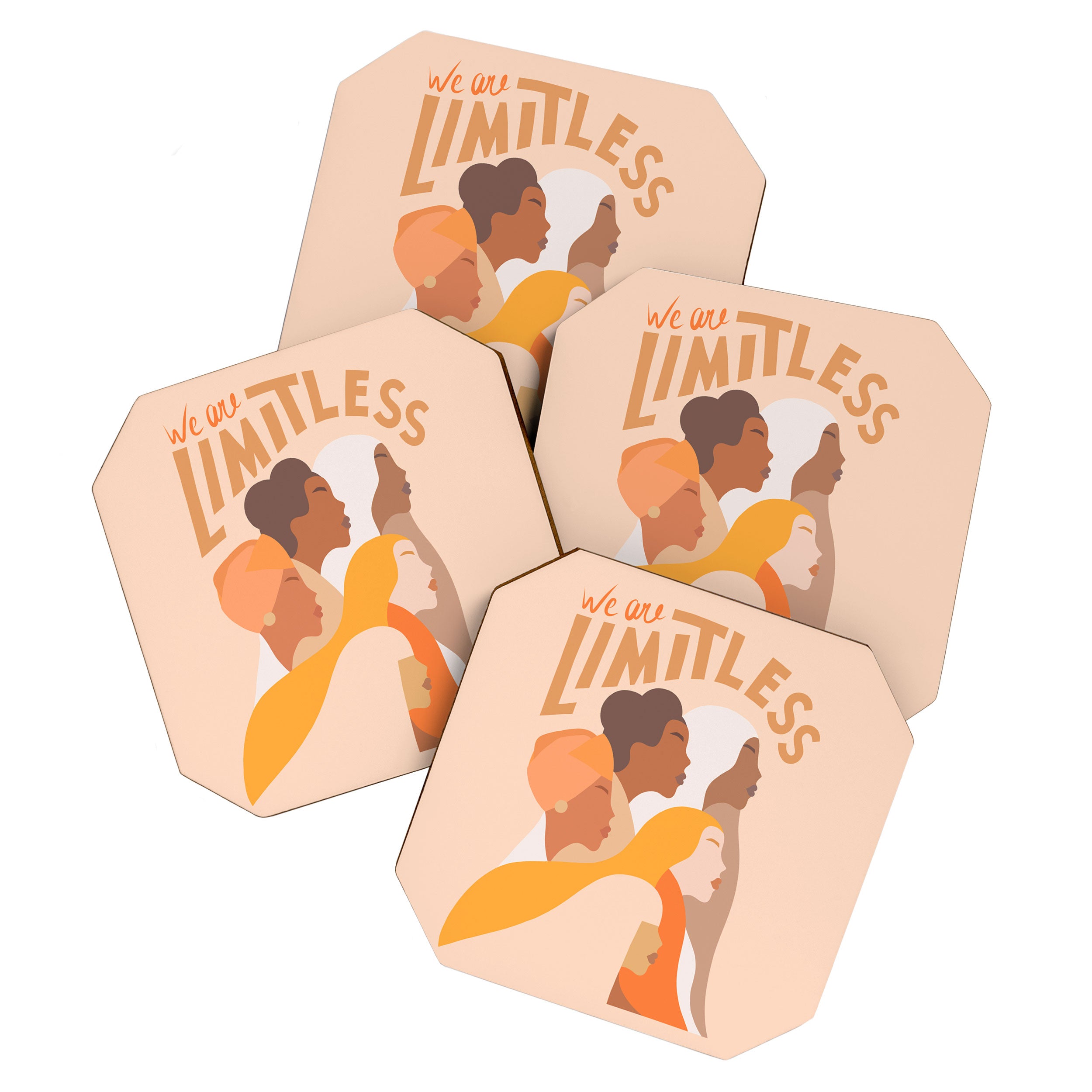Girl Power - We are limitless  Coaster Gallery Image 1