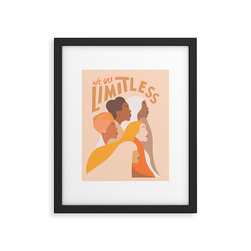 Girl Power - We are limitless  Framed Art Print Gallery Image 5