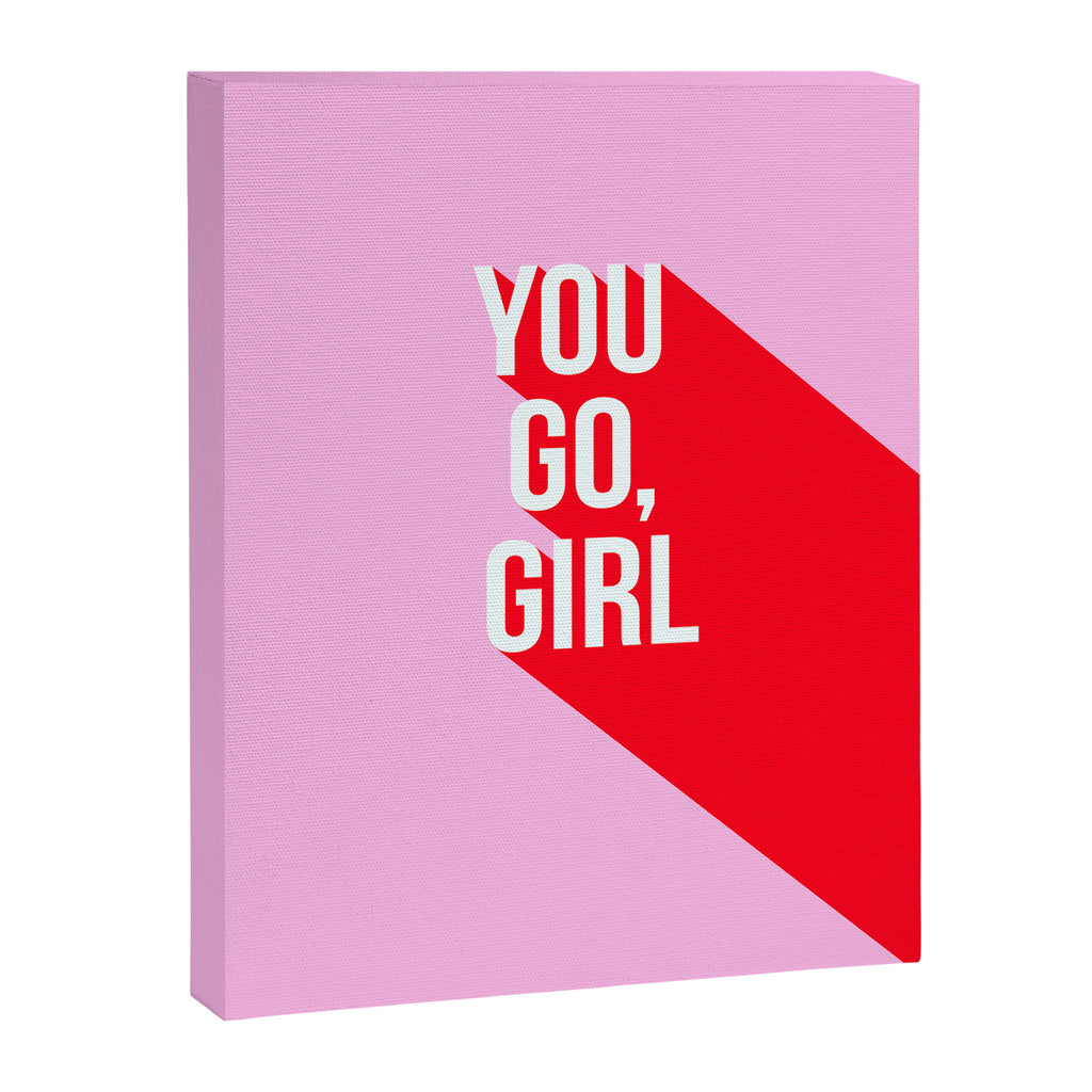 Girl Power - You go girl! Canvas Print Gallery Image 8