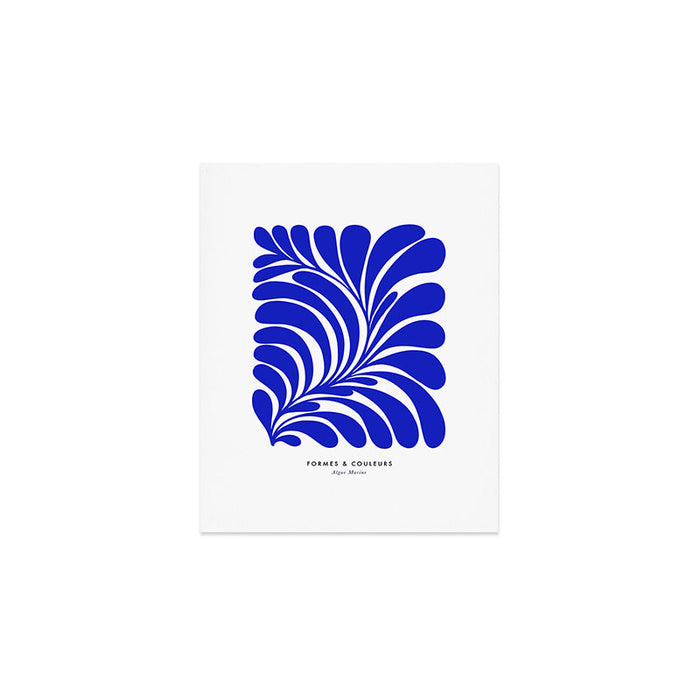 Infinity Blue Leaf - Matisse Art Print Gallery Image 1