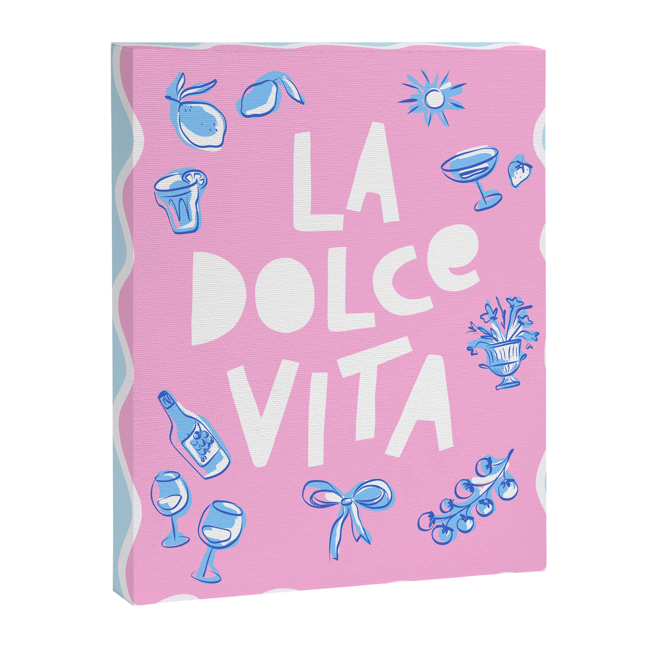 La Dolce Vita Summer Sketches Italian Style Canvas Print Gallery Image 6