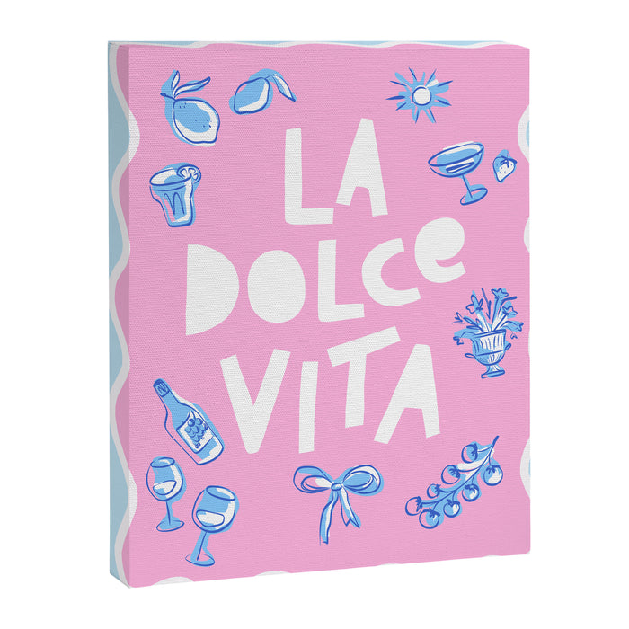 La Dolce Vita Summer Sketches Italian Style Canvas Print Gallery Image 1