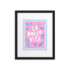 La Dolce Vita Summer Sketches Italian Style Framed Art Print Gallery Image 5