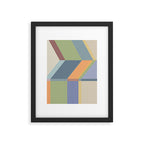 Linear Bauhaus Pattern 2 Framed Art Print Gallery Image 5