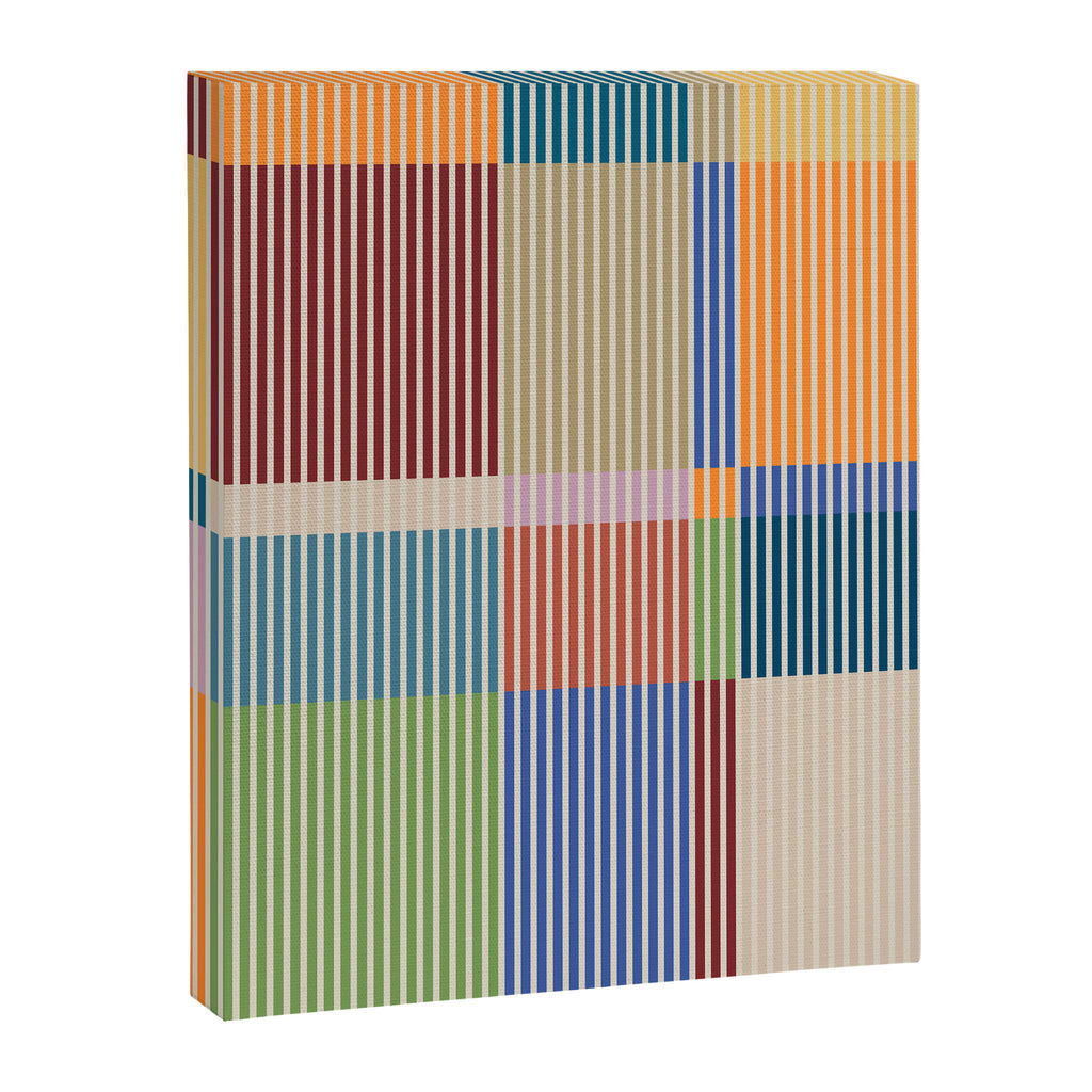 Linear Bauhaus Pattern 3. Canvas Print Gallery Image 6