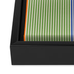 Linear Bauhaus Pattern 3. Framed Canvas Print Gallery Image 3