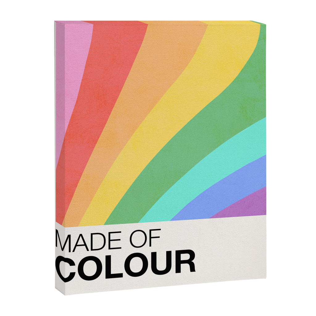 Made of colour - Pride Swatch Rainbow Canvas Print Gallery Image 6