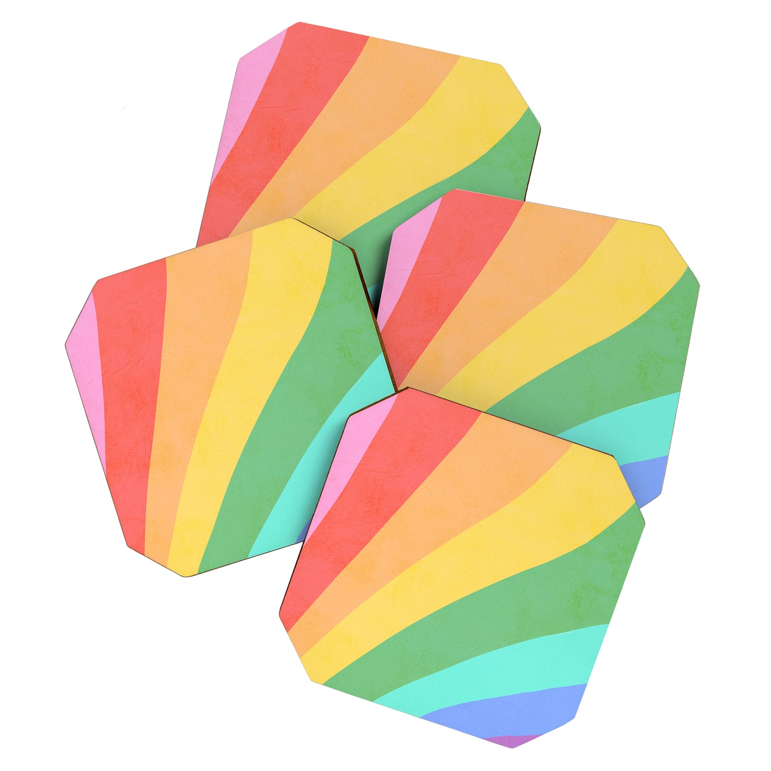 Made of colour - Pride Swatch Rainbow Coaster Gallery Image 1
